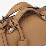 FENDI By The Way Selleria Mini Cappuccino-colored Selleria mini-bag with 156 hand-sewn stitches - Image 3